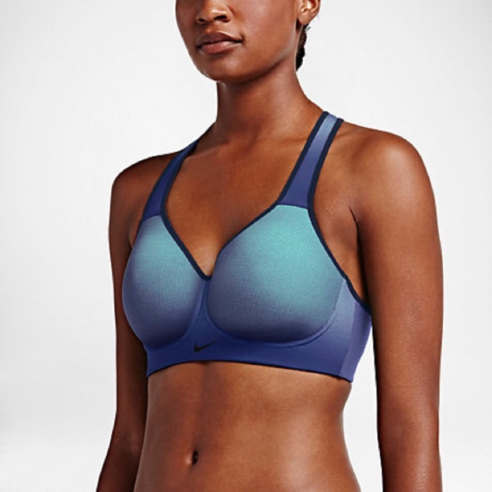 NEW Nike Sport Bra Pro River blue